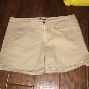 Khaki shorts, size 0.